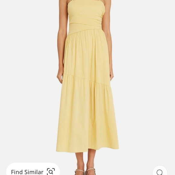 Luxely Dresses & Skirts - Luxely Raffia Dress Sundress Maxi in Soft Yellow